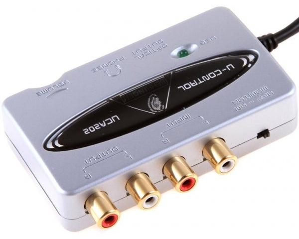 BEHRINGER UCA202 U-CONTROL INTERFACCIA AUDIO USB SILVER 48KHZ PC MAC + USCITA OTTICA S/PDIF + SOFTWARE - TechSoundSystem.com