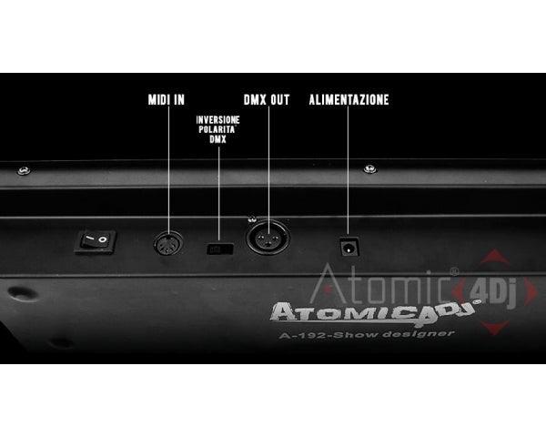 ATOMIC SHOW DESIGNER MIXER LUCI 192 CANALI DMX 240 SCENE 8 SLIDER - TechSoundSystem.com