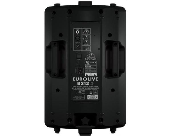 BEHRINGER B212D EUROLIVE CASSA ATTIVA 550 WATT AMPLIFICATA WOOFER 12″ DRIVER 1,35″ EQUALIZZATORE 2 BANDE - TechSoundSystem.com