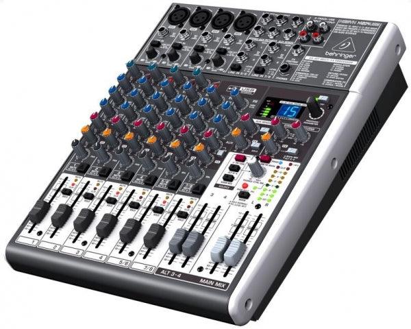 BEHRINGER XENYX X1204USB MIXER USB CON EFFETTI 4 INGRESSI MICROFONICI 2 STEREO + INTERFACCIA AUDIO USB - TechSoundSystem.com