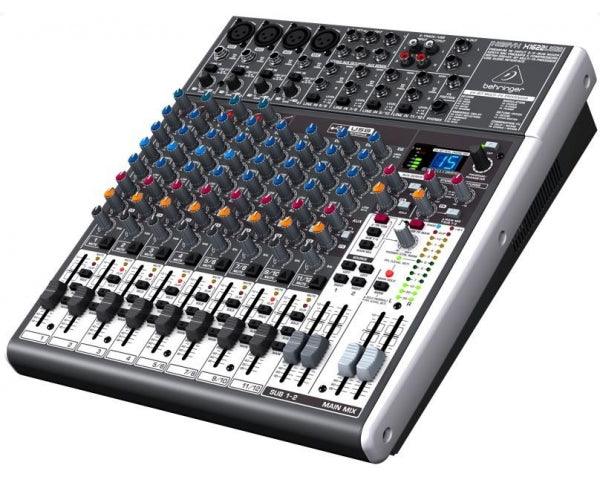 BEHRINGER XENYX X1622-USB MIXER PASSIVO 16 INGRESSI CON EFFETTI 24 BIT 4 COMPRESSORI + INTERFACCIA AUDIO USB - TechSoundSystem.com