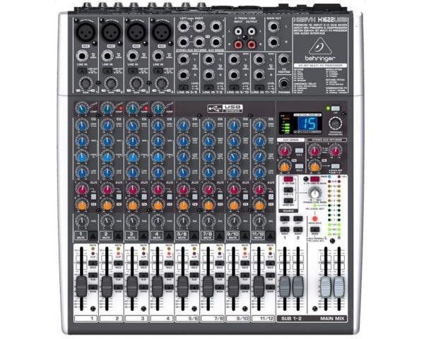 BEHRINGER XENYX X1622-USB MIXER PASSIVO 16 INGRESSI CON EFFETTI 24 BIT 4 COMPRESSORI + INTERFACCIA AUDIO USB - TechSoundSystem.com