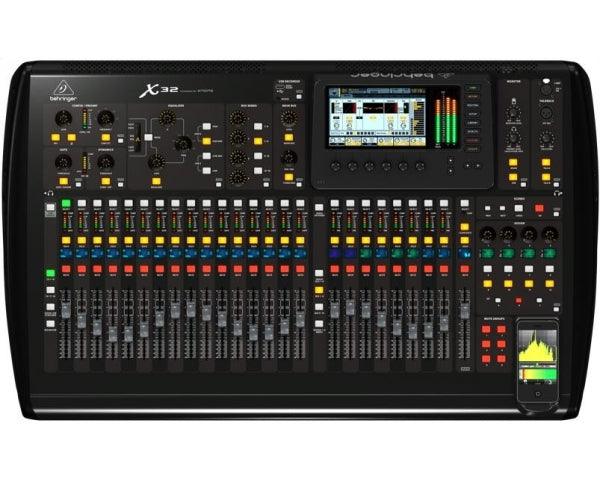 BEHRINGER X32 MIXER DIGITALE 32 PREAMPLIFICATORI MIDAS 2 AES50 SUPERMAC KLARK TEKNIK 40 IN 25 BUS - TechSoundSystem.com