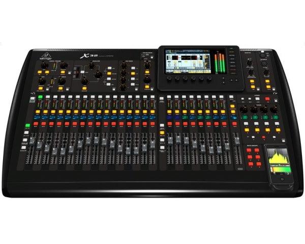 BEHRINGER X32 MIXER DIGITALE 32 PREAMPLIFICATORI MIDAS 2 AES50 SUPERMAC KLARK TEKNIK 40 IN 25 BUS - TechSoundSystem.com