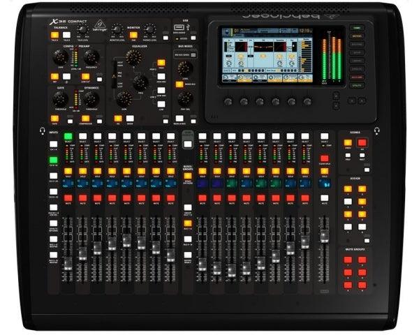 BEHRINGER X32 COMPACT MIXER DIGITALE 40 IN 25 BUS 16 PREAMPLIFICATORI MICROFONICI MIDAS 2 AES50 KLARK TEKNIK - TechSoundSystem.com