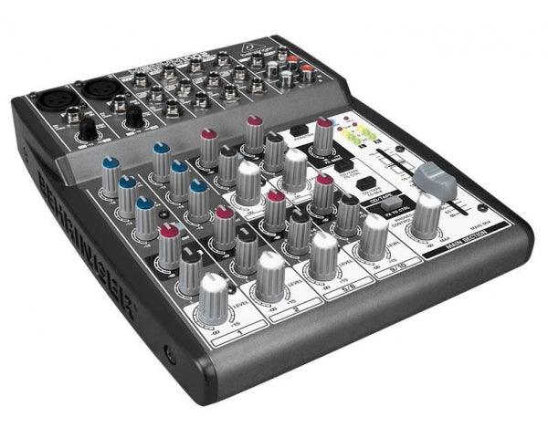 BEHRINGER XENYX 1002 PRO MIXER ANALOGICO AUDIO PASSIVO 10 CANALI CON PHANTOM POWER +48V - TechSoundSystem.com