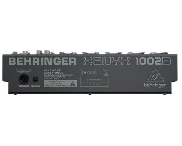 BEHRINGER XENYX-1002B MIXER AUDIO PASSIVO 12 CANALI PHANTOM POWER +48V ANCHE A BATTERIE - TechSoundSystem.com