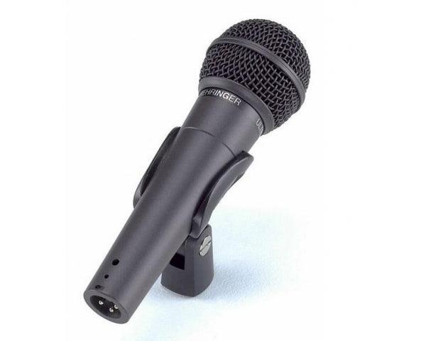 BEHRINGER XM8500 MICROFONO DINAMICO PER VOCE CANTO KARAOKE + PINZA CLAMP + CUSTODIA RIGIDA ABS - TechSoundSystem.com