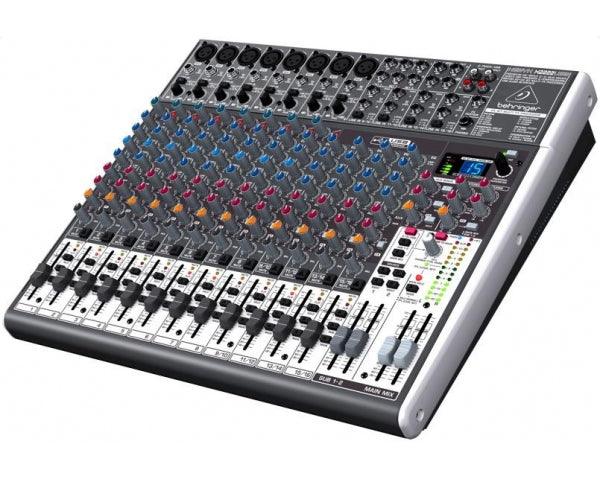 BEHRINGER XENYX X2222USB MIXER PASSIVO 22 INGRESSI CON EFFETTI 24 BIT 8 COMPRESSORI + INTERFACCIA AUDIO USB - TechSoundSystem.com