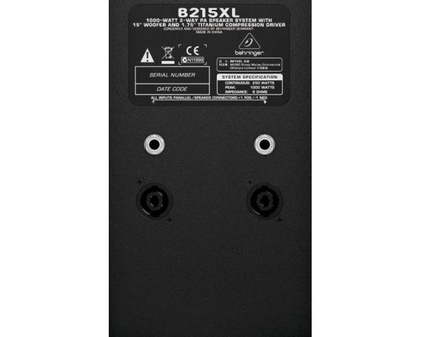 BEHRINGER B215XL EUROLIVE CASSA PASSIVA 2 VIE WOOFER 15″ DRIVER TITANIO 1,75″ 1000 WATT 8 OHM - TechSoundSystem.com