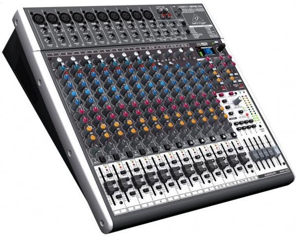BEHRINGER XENYX X2442-USB MIXER PASSIVO 24 INGRESSI EFFETTI 24 BIT 8 COMPRESSORI 4 AUX 4 SUB + INTERFACCIA AUDIO USB - TechSoundSystem.com