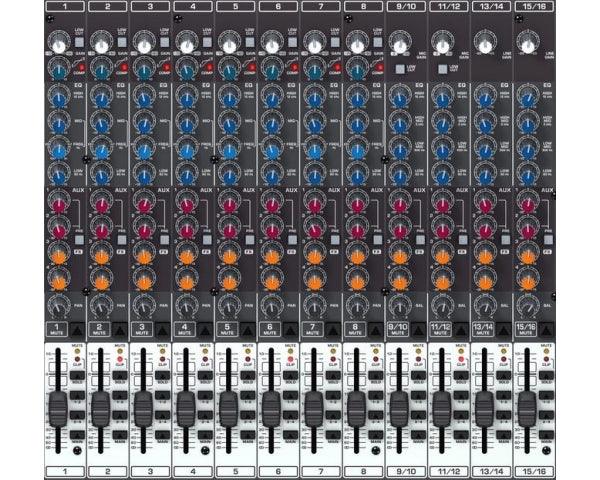 BEHRINGER XENYX X2442-USB MIXER PASSIVO 24 INGRESSI EFFETTI 24 BIT 8 COMPRESSORI 4 AUX 4 SUB + INTERFACCIA AUDIO USB - TechSoundSystem.com