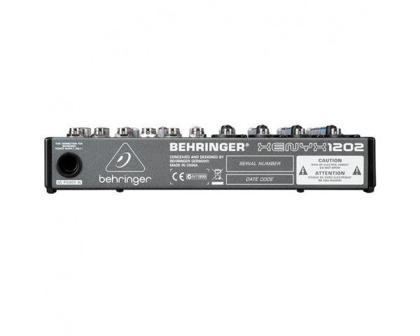 BEHRINGER XENYX 1202 MIXER PASSIVO 12 INGRESSI 4 MIC PRE CON PHANTOM POWER +48V - TechSoundSystem.com