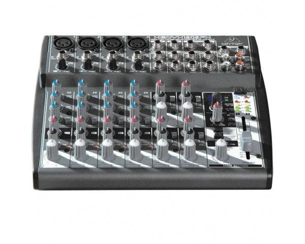BEHRINGER XENYX 1202FX MIXER PASSIVO 12 INGRESSI MULTIEFFETTI VOCE KARAOKE 4 MIC PRE PHANTOM POWER +48V - TechSoundSystem.com