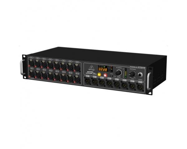 BEHRINGER S16 DIGITAL SNAKE STAGE BOX DIGITALE 16 PREAMPLIFICATORI MICROFONICI 8 USCITE XLR - TechSoundSystem.com