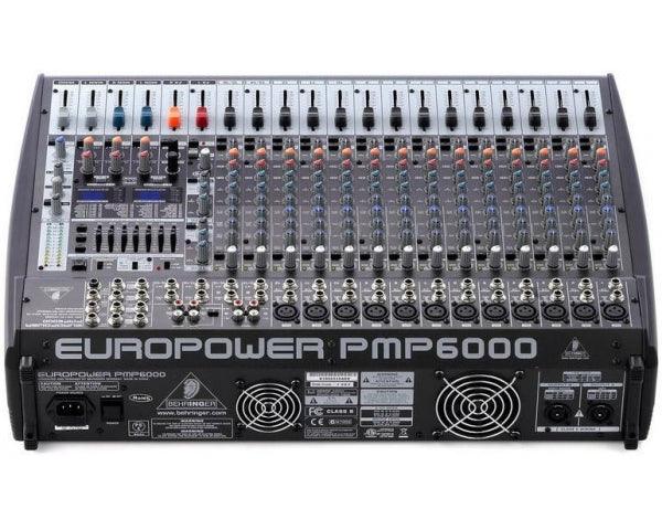 BEHRINGER PMP6000 MIXER AMPLIFICATO 20 CANALI EFFETTI FBQ EXP 3D 1200 WATT 7 BANDE EQ +48V - TechSoundSystem.com