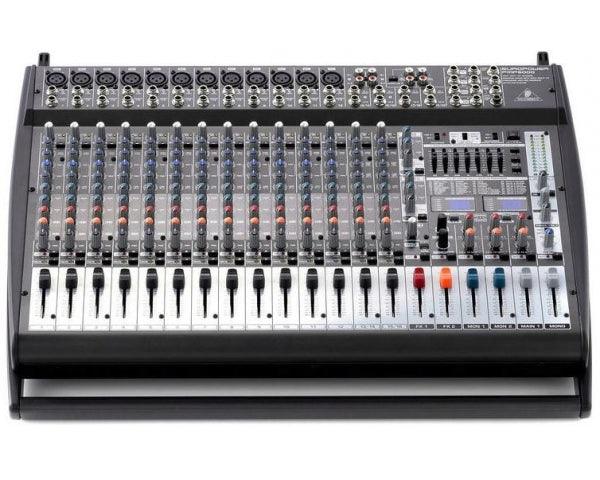 BEHRINGER PMP6000 MIXER AMPLIFICATO 20 CANALI EFFETTI FBQ EXP 3D 1200 WATT 7 BANDE EQ +48V - TechSoundSystem.com