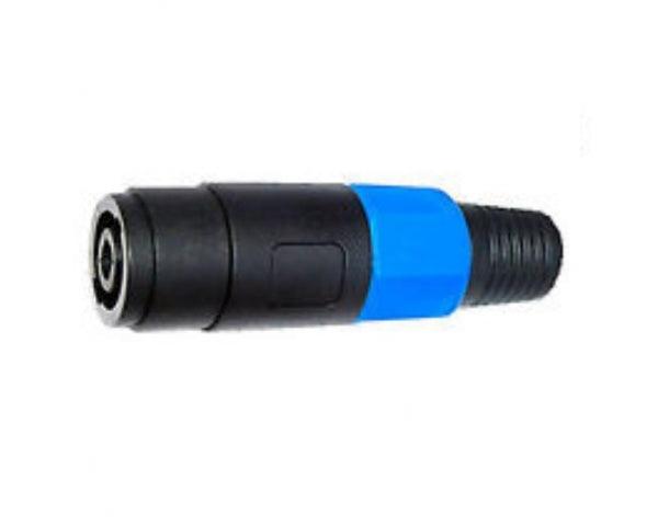 EXTREME SP4F CONNETTORE SPEAKON FEMMINA 4 POLI COLORE NERO E BLU - TechSoundSystem.com