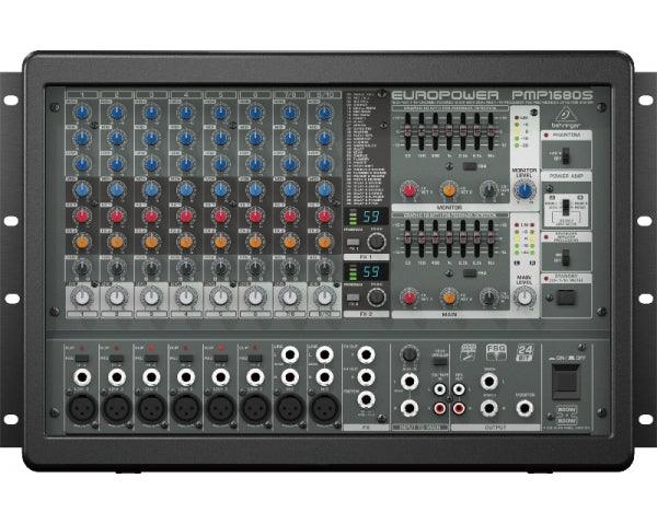 BEHRINGER PMP1680S EUROPOWER MIXER AMPLIFICATO 2 x 800 WATT 10 CANALI 6 XLR IN + 2 STEREO - TechSoundSystem.com