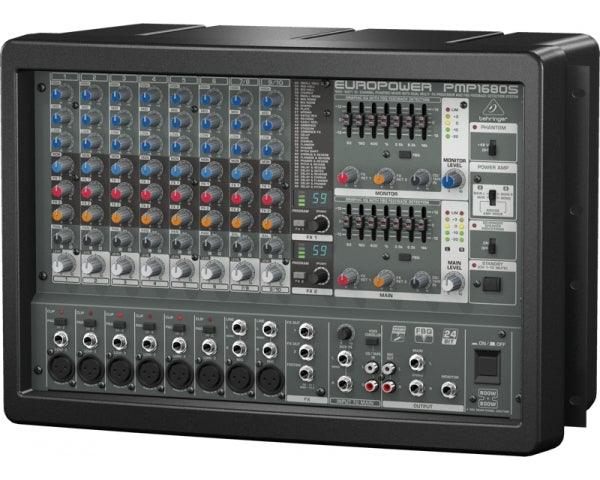 BEHRINGER PMP1680S EUROPOWER MIXER AMPLIFICATO 2 x 800 WATT 10 CANALI 6 XLR IN + 2 STEREO - TechSoundSystem.com
