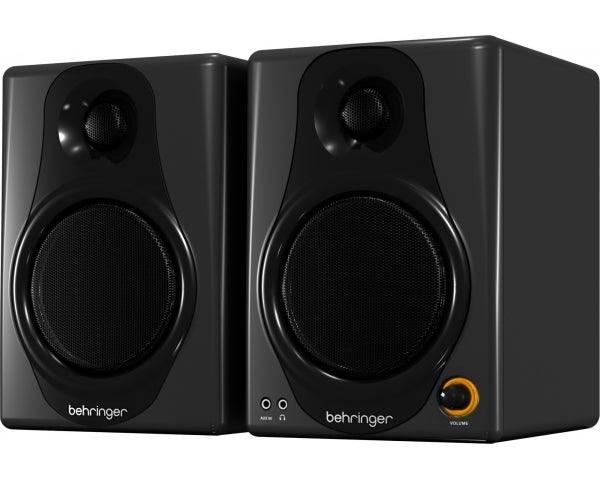 BEHRINGER MEDIA40USB COPPIA MONITOR BIAMPLIFICATI 40 WATT USB TRS RCA - TechSoundSystem.com