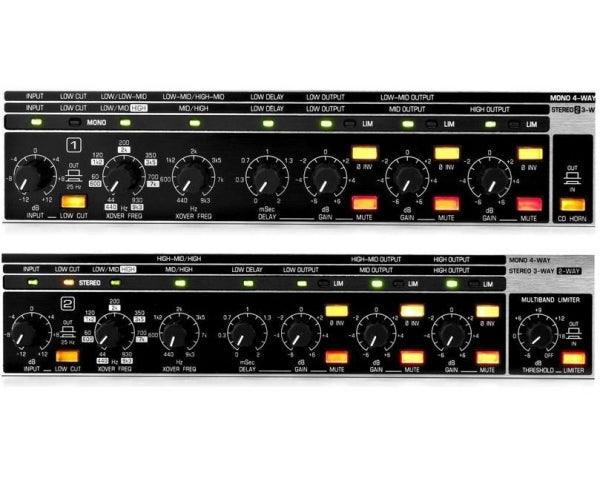 BEHRINGER CX3400-V2 SUPER-X PRO CROSSOVER 3 VIE STEREO 4 MONO USCITA SUBWOOFER - TechSoundSystem.com