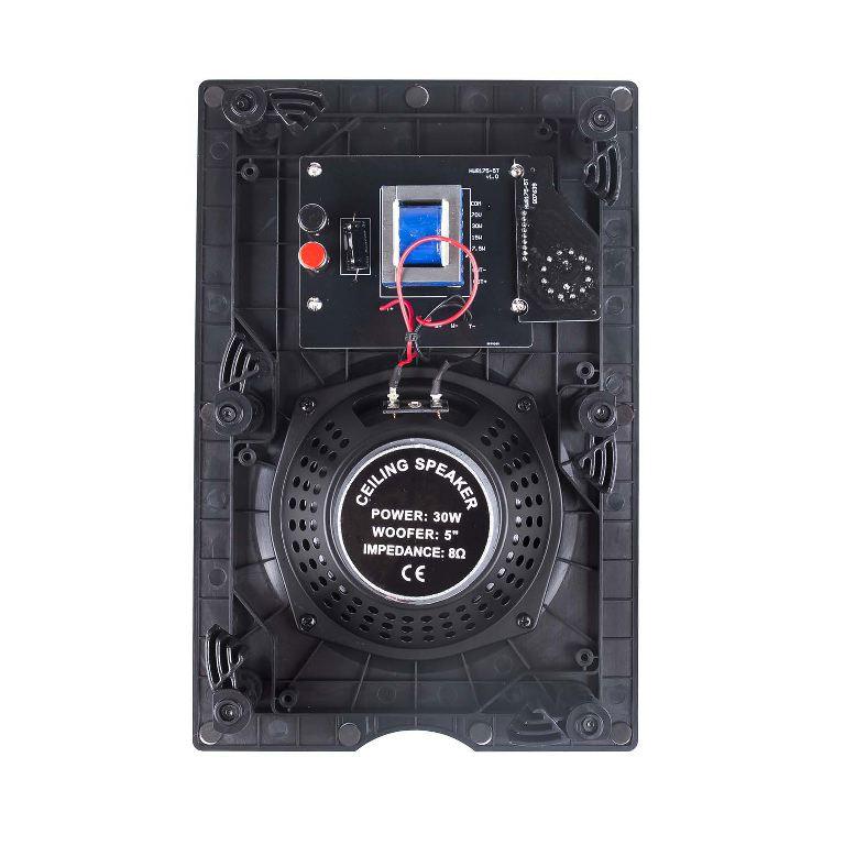 Master Audio WS505T Diffusore 2 vie 40W da parete ad incasso, con trasformatore 100 V - TechSoundSystem.com