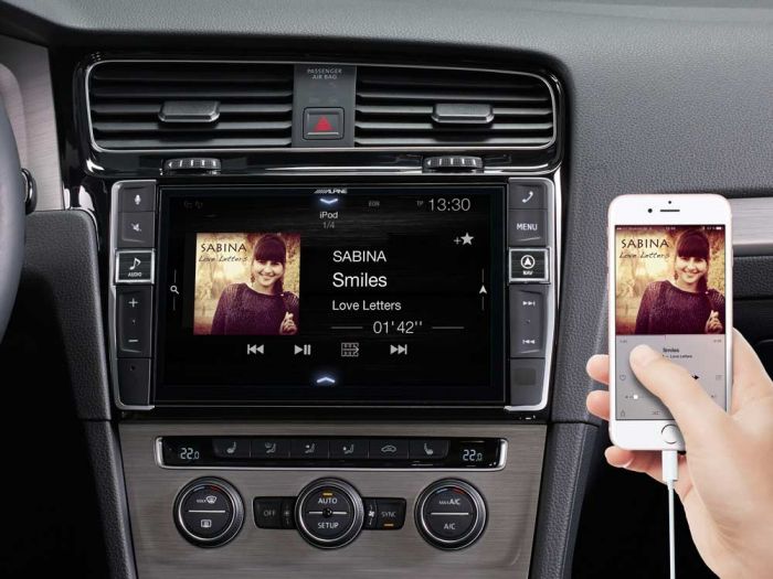 Alpine X902D-G7 Media Station 9" per VW Golf 7 con Navi, Bluetooth, Android Auto e Apple CarPlay - TechSoundSystem.com