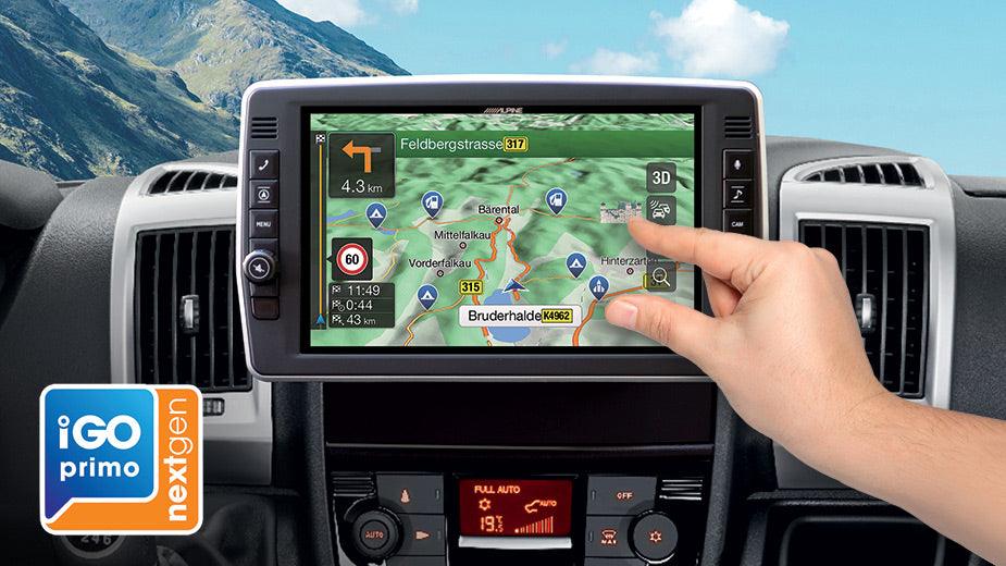 Alpine X903D-DU2 autoradio per FIAT Ducato III, Citroën Jumper II e Peugeot Boxer II con GPS, Android auto e Apple Car Play - TechSoundSystem.com