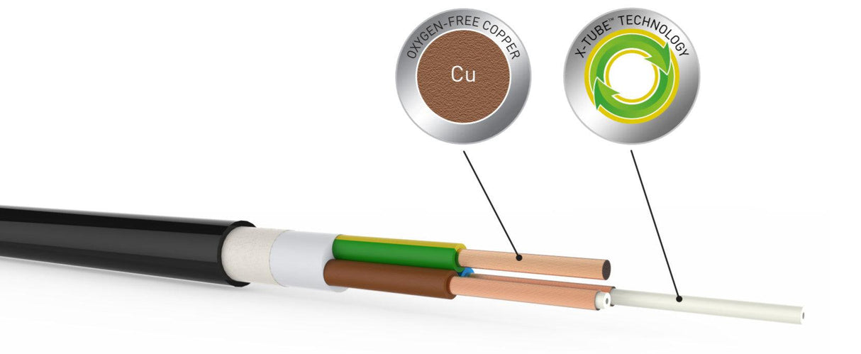 QED XT 3 POWER CABLE Cavo di alimentazione High End sottile e flessibile, con tecnologia XT e isolamento in ferrite - TechSoundSystem.com