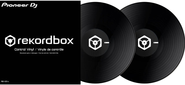 PIONEER RB-VD1-K COPPIA DI VINILI DI CONTROLLO PER REKORDBOX NERI - TechSoundSystem.com
