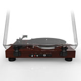 THORENS TD 202 WALNUT HIGH GLOSS Giradischi manuale a telaio rigido rinforzato con trazione a cinghia - TechSoundSystem.com