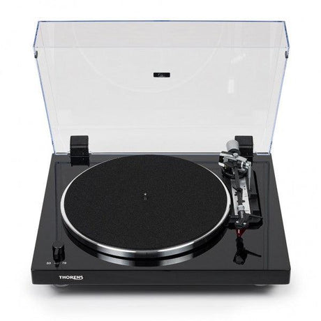 Thorens TD 103 A BLACK High Gloss giradischi automatico a telaio rigido con trazione a cinghia - TechSoundSystem.com