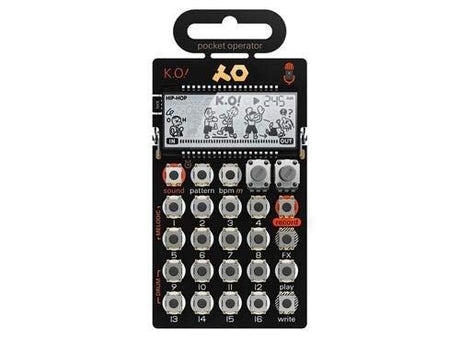 TEENAGE ENGINEERING PO-33 K.O! MICRO CAMPIONATORE CON MICROFONO INTEGRATO - TechSoundSystem.com