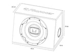 Phonocar 02944 Subwoofer Ø 300 mm in cassa acustica reflex con amplificatore classe D - TechSoundSystem.com