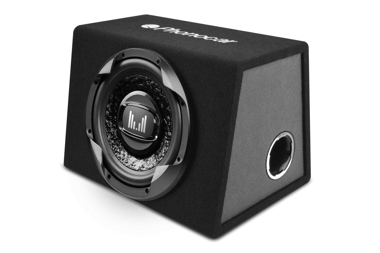 Phonocar 02944 Subwoofer Ø 300 mm in cassa acustica reflex con amplificatore classe D - TechSoundSystem.com