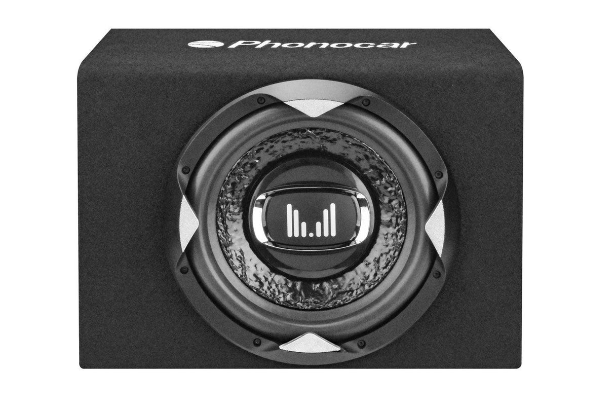 Phonocar 02944 Subwoofer Ø 300 mm in cassa acustica reflex con amplificatore classe D - TechSoundSystem.com