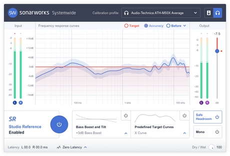 SONARWORKS REFERENCE 4 HEADPHONE EDITION - CODICE (DOWNLOAD) SOFTWARE DI CALIBRAZIONE PER CUFFIE - TechSoundSystem.com