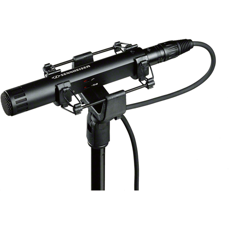 SENNHEISER MZS 40 SUPPORTO SHOCK MOUNT DA ASTA MICROFONICA PER MKH 20 - 70 - TechSoundSystem.com