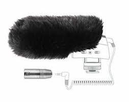SENNHEISER MZW 400 FILTRO ANTI VENTO IN PELO PER MICROFONO MKE400 + ADATTATORE DA MINI JACK A XLR - TechSoundSystem.com