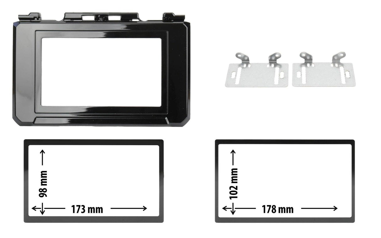 Phonocar 03779 Adattatore 2 ISO per vano autoradio per JIMNY - TechSoundSystem.com