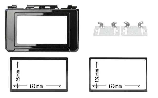 Phonocar 03779 Adattatore 2 ISO per vano autoradio per JIMNY - TechSoundSystem.com