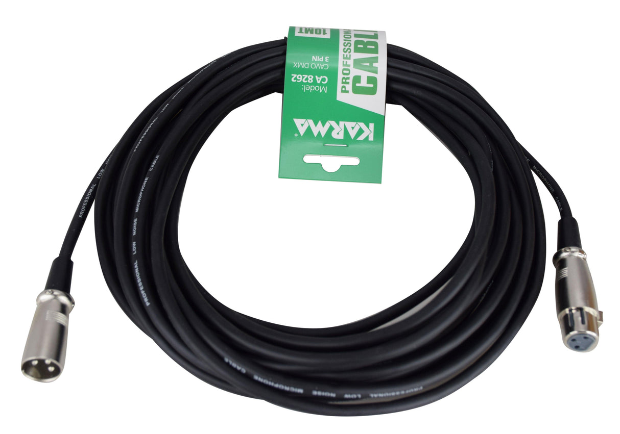 KARMA CA 8262 Cavo audio XLR M/ XLR F 10mt - TechSoundSystem.com