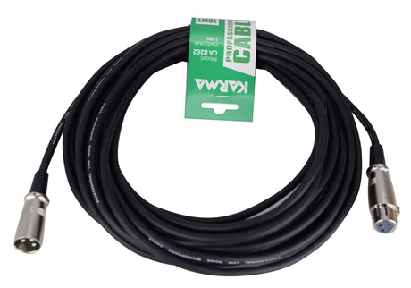 KARMA CA 8262 Cavo audio XLR M/ XLR F 10mt - TechSoundSystem.com