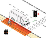 Phonocar 06926 KIT RADAR LATERALE BSIS per autocarri, autobus e pullman