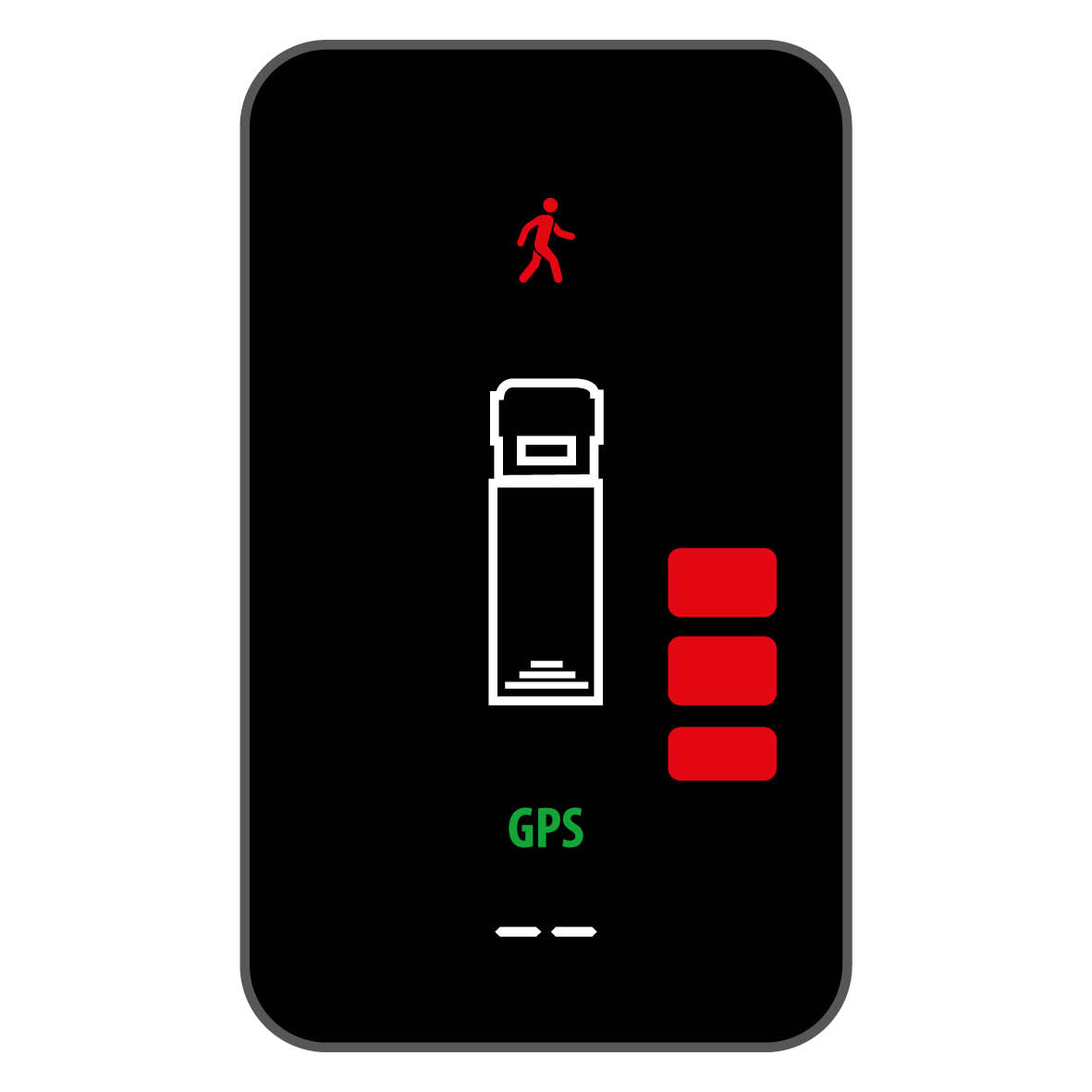 Phonocar 06926 KIT RADAR LATERALE BSIS per autocarri, autobus e pullman