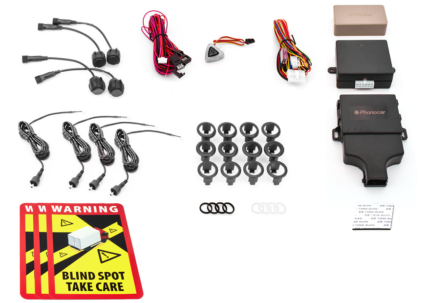 Phonocar 06932 BLIND SPOT DETECTION SYSTEM TRUCK ANTERIORE 1 LATO