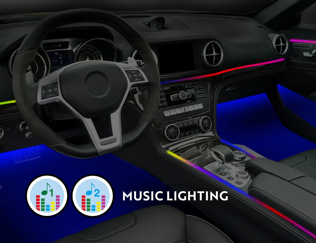 Phonocar 07308 LED AMBIENCE KIT FULL tantissime combinazioni di colore e giochi di luce