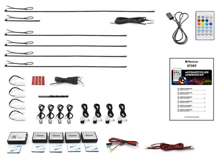 Phonocar 07309 AUTOMOTIVE LED AMBIENCE KIT per la personalizzazione luminosa dell’abitacolo - TechSoundSystem.com