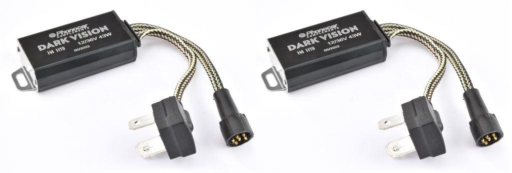 Phonocar 07372 interfaccia driver da 43W per lampade LED DARK VISION H4 e H19 - TechSoundSystem.com